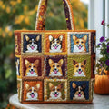 Godiva | Bolso Tote Acolchado de Corgis